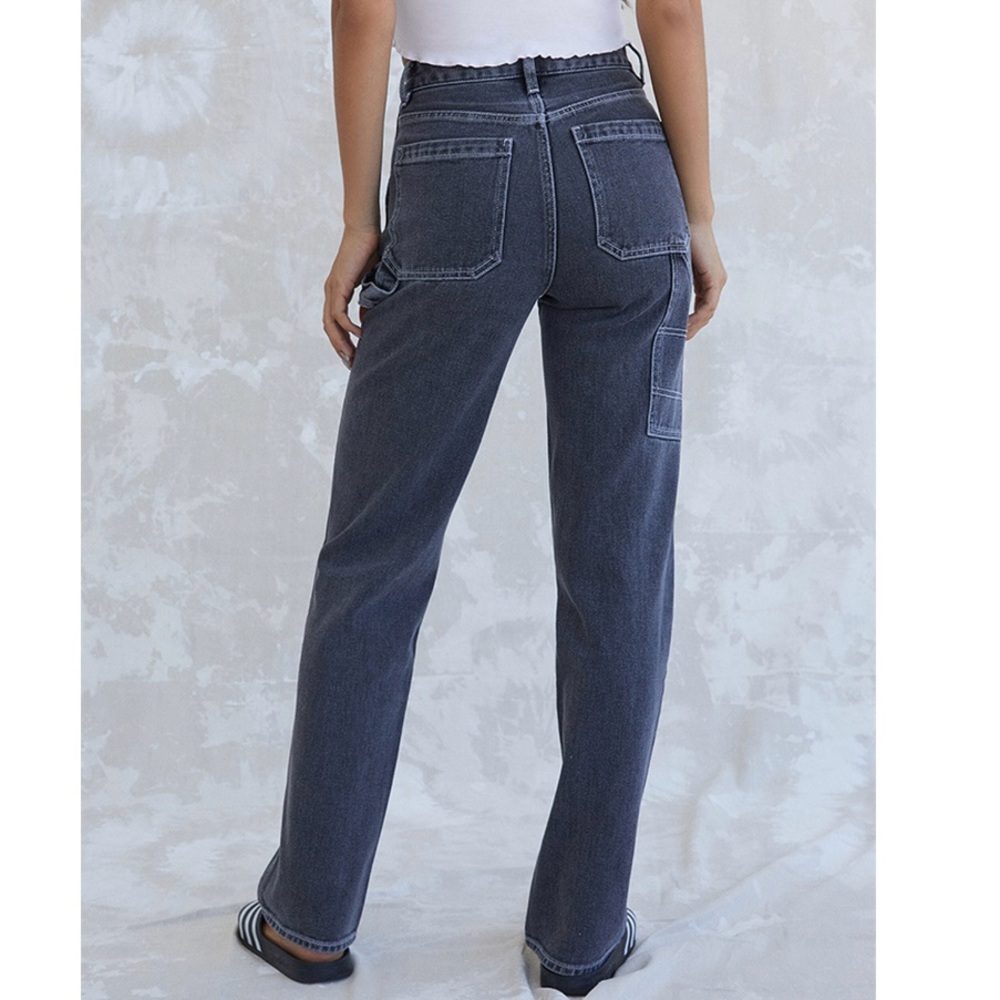 PacSun 90’s Boyfriend Carpenter Jeans in Black - Picture 3 of 15